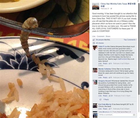 Photo Of Worm Found In Plate At Texas Eatery Spurs Inspection Controversy San Antonio Express