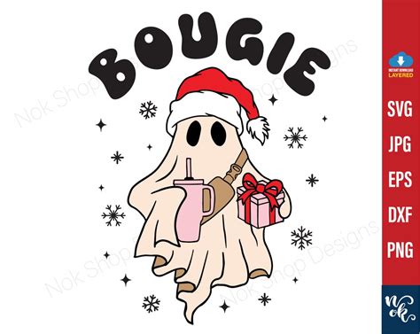 Boogie Ghost Svg Png Boo Jee Stanley Tumbler Belt Bag Inspired PNG