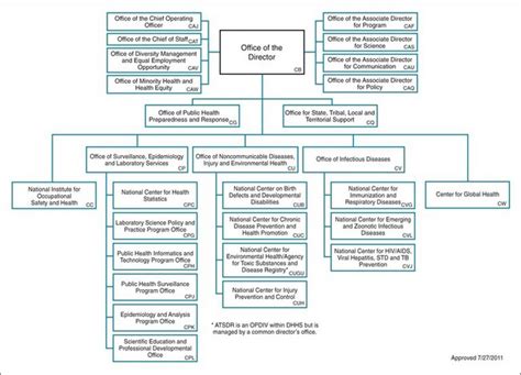 Cdc Organizational Chart: A Visual Reference of Charts | Chart Master