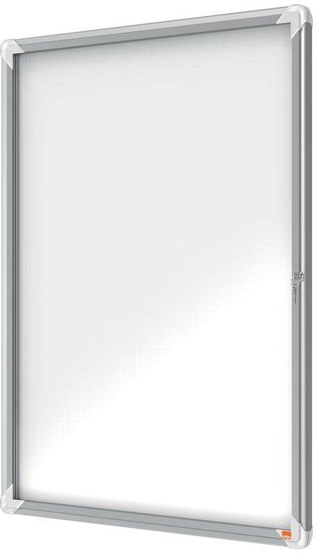 Nobo Premium Plus Outdoor Magnetic Lockable Notice Board 9 X A4 White