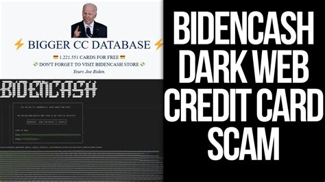 BidenCash Darkweb Scam Darkweb Market BidenCash Gives Away 1 2 Million