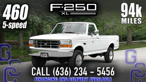 Stick Shift Big Block Obs For Sale 1994 Ford F 250 4x4 75l 460 5