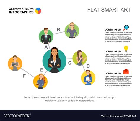 Business infographics hierarchy chart for business