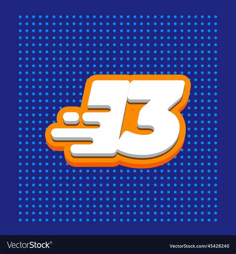 number   speed icon royalty  vector image