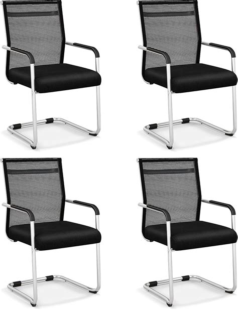 Giantex Office Guest Chairs Set Of 4 Meeting Room Conference Chair W