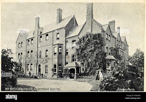 Aldenham School Elstree Mr Beevor House C1910 Stock Photo Alamy