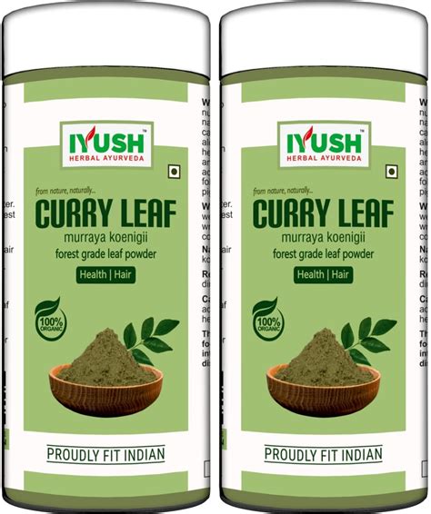 Iyush Herbal Ayurveda Organic Curry Leaves Powder Pack Of Gm