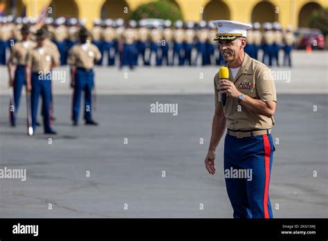 U S Marine Corps Lt Col James R Smith The Commanding Officer Of