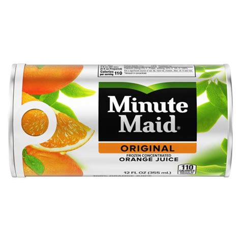 Minute Maid Premium 100 Juice Orange Frozen Concentrated Original