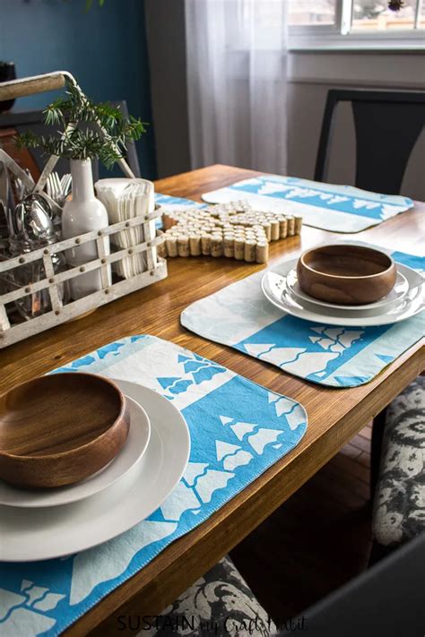 30 Creative and Crafty DIY Placemats for Your Table