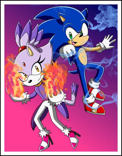 Sonic and Blaze by xMissFabulousx on DeviantArt