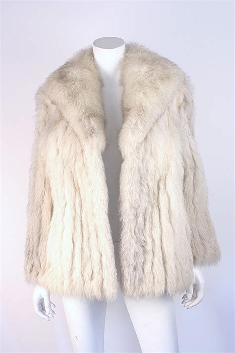 Vintage Saga Natural Blue Fox Fur Coat At Rice And Beans Vintage