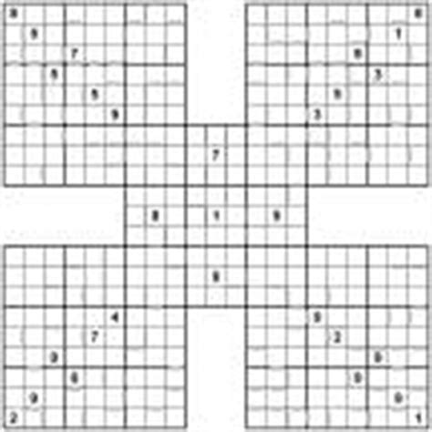 Consecutive 5 Grid Samurai Sudoku Dr Gareth Moore