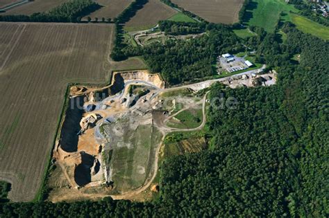 Luftbild Vellahn Kies Tagebau In Vellahn Im Bundesland Mecklenburg