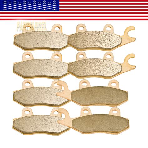 Front Rear Sintered Brake Pads For Yamaha Yxr F Rhino