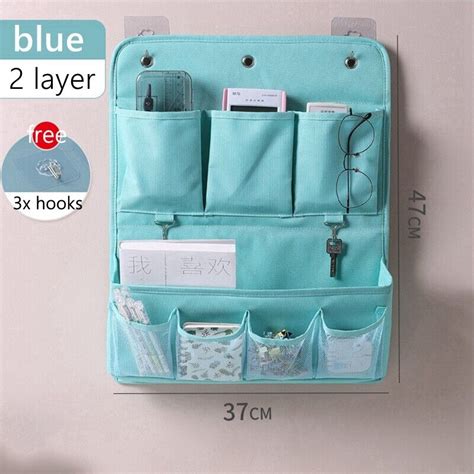 Oxford Fabric Solid Wall Door Hanging Storage Bag Sundries Dormitory