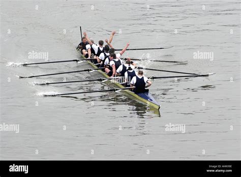 We Just Won The Oxford Boat Race Crew Celebrate Their Win In The