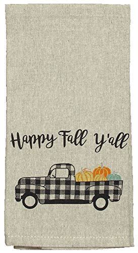 Fillurbasket Fall Kitchen Towels Set Of Autumn Dish Towels Pumpkins