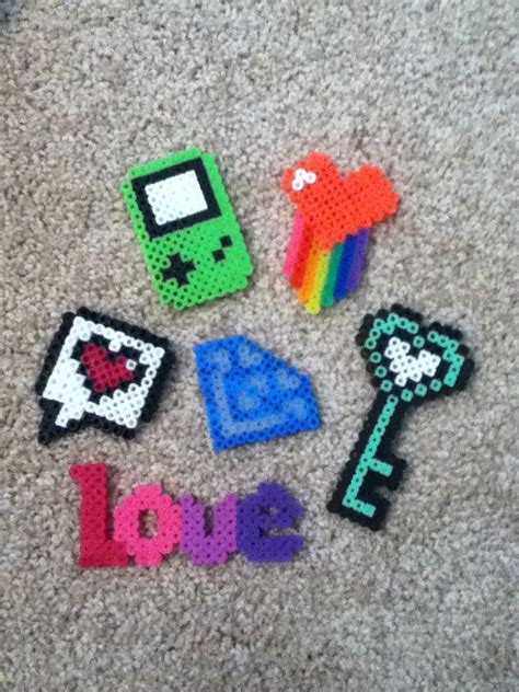 Avaimenper T Perler Bead Templates Pearler Bead Patterns Perler