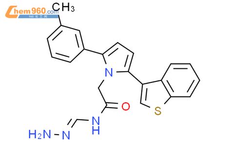 905968 12 9 1H Pyrrole 1 Acetamide N Aminoiminomethyl 2 Benzo B Thien