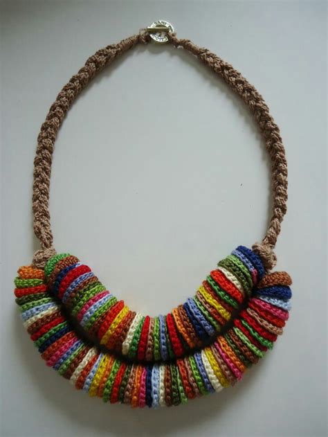 Crochet Necklace Tutorial Crochet Jewelry Necklace Crochet Jewlery