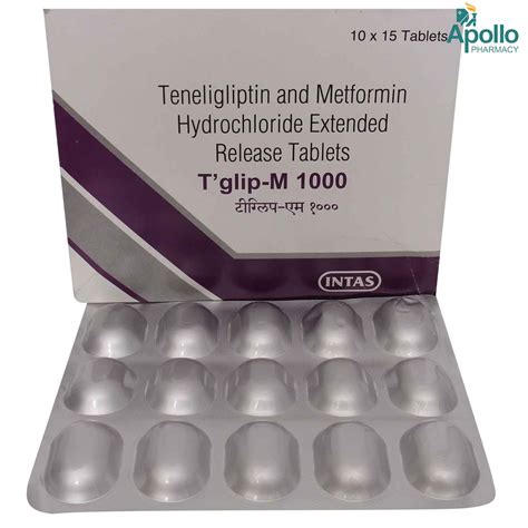 T GLIP M 1000MG TABLET 15 S Price Uses Side Effects Composition