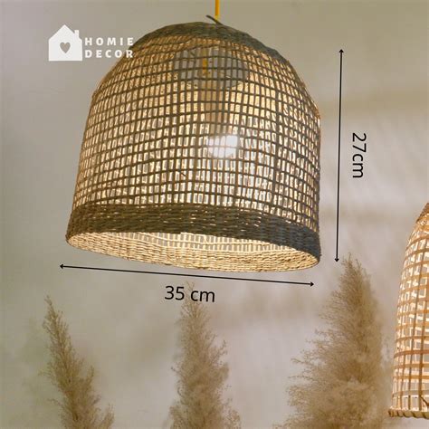 Seagrass Ceiling Light Handmade Pendant Light For Home And Etsy