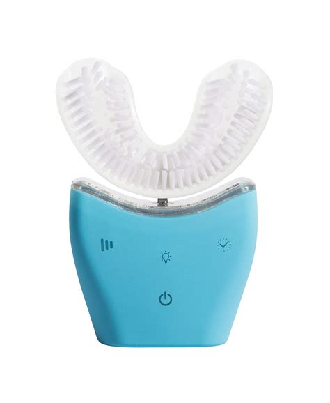 AutoBrush Pro Adults U-Shaped Automatic Toothbrush - Soft Nylon Bristles & LED Lights