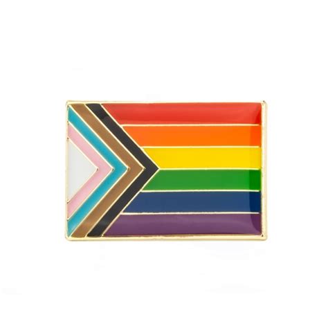 Rainbow Progress Flag Pin Badge The Pride Shop®