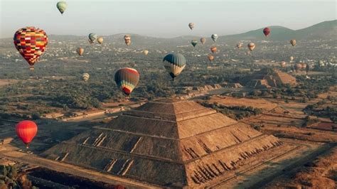 Globo aerostático quema a turistas en Teotihuacán La Silla Rota