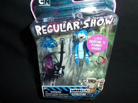 Cartoon Network Regular Show 4 Mordecai Action Figure W Guitar And