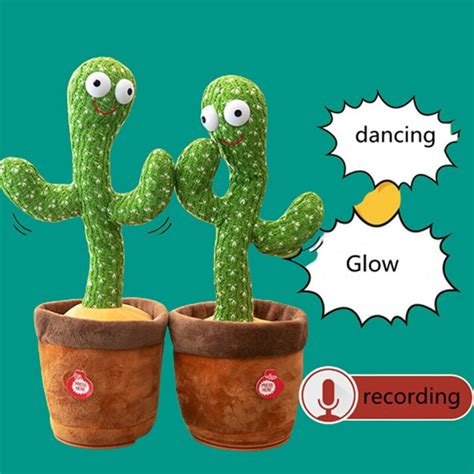 Dancing Cactus Doll Toy Repeats Talks Dancing Talking Talking