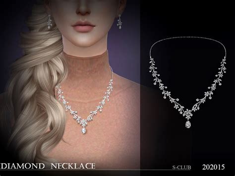 Flower Diamond Necklace Hope You Like Thank You Found In Tsr