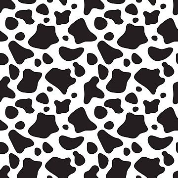 Black And White Cowhide Background In A Seamless Pattern Vector