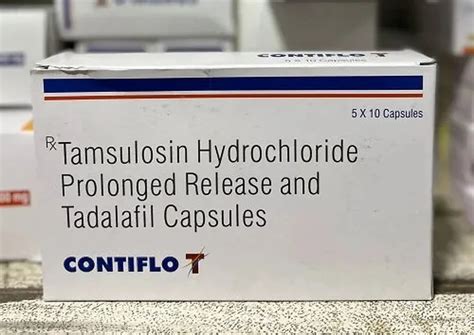 Tamsulosin 0 4mg And Tadalafil 5mg Contiflo T Capsule PR At 310