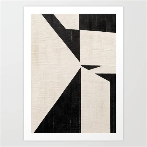 Minimalist Black and White Art Print no.12 Art Print by UiNi | Society6