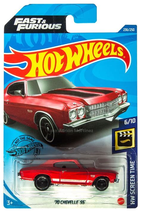 Chevelle Ss Fast Furious Hot Wheels Screen Time Carritos Hot Wheels
