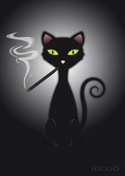 Smoking Cat By Revolver0067 On Deviantart