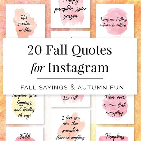 Fall Quotes for Instagram, Instagram Story Quotes, Hand Lettering Inspirational Quotes, Autumn ...