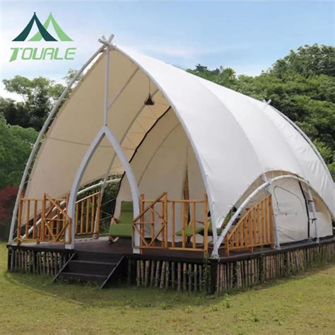 Outdoor Heavy Duty Luxury Shell Shape Glamping Tent Safari Tent Hotel