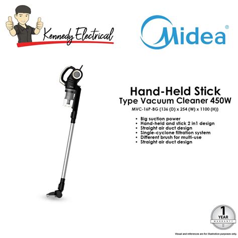 Midea Hand Held Stick Type Vacuum Cleaner W W Mvc P