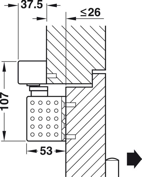 Overhead Door Closer Ts G Gsr Emr Bg Contur Design With Guide