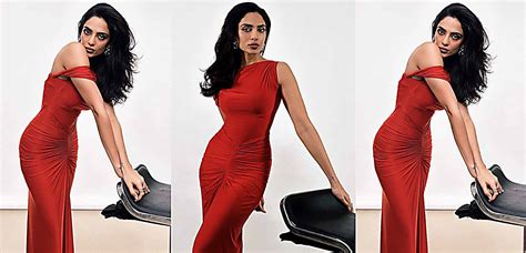 Sobhita Dhulipala Flaunts Her Svelte Figure In A HOT Red Bodycon Dress
