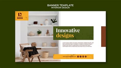 Free PSD | Interior design banner template