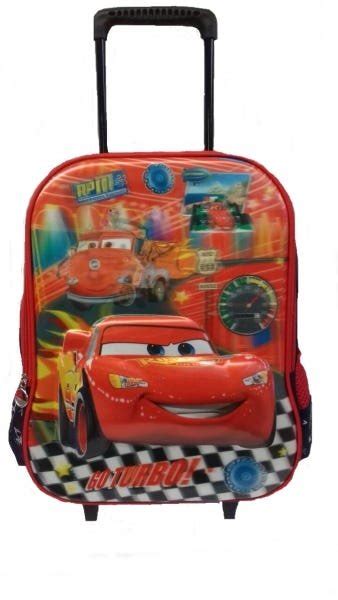 Mochila Escolar Infantil Carros Rodinha Rel Mpago Mcquem D