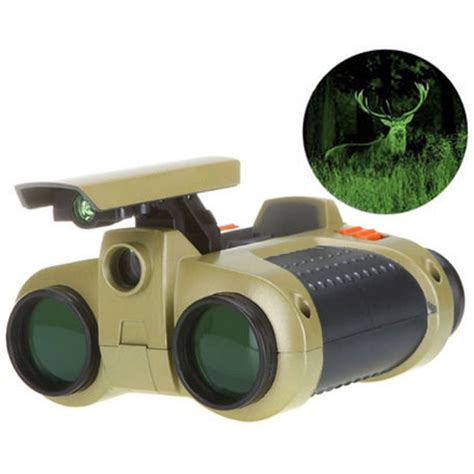 Night Vision Viewer Surveillance Spy Scope Binoculars Pop-up Light Tool ...