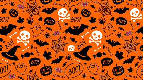 Animated Halloween Zoom Background