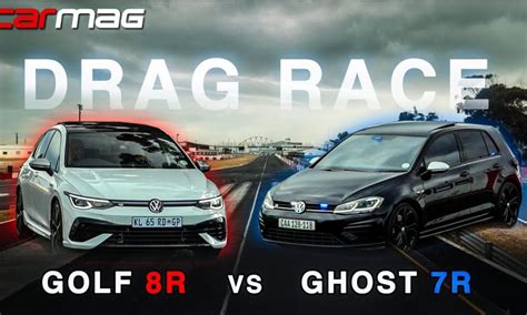 DRAG RACE: Volkswagen Golf 8R vs Ghost Squad 7R - CAR Magazine