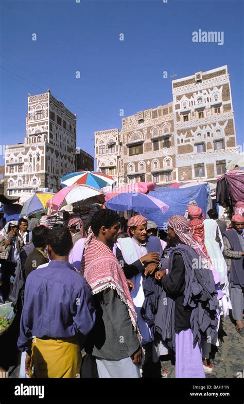 Sanaa Yemen Antigua Ciudad Nombrada Patrimonio De La Humanidad Por La