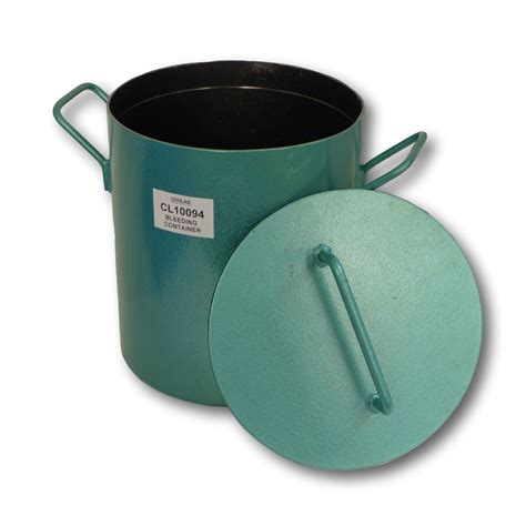 Bleeding Container With Lid For Concrete & Cement Testing | Enquire Online